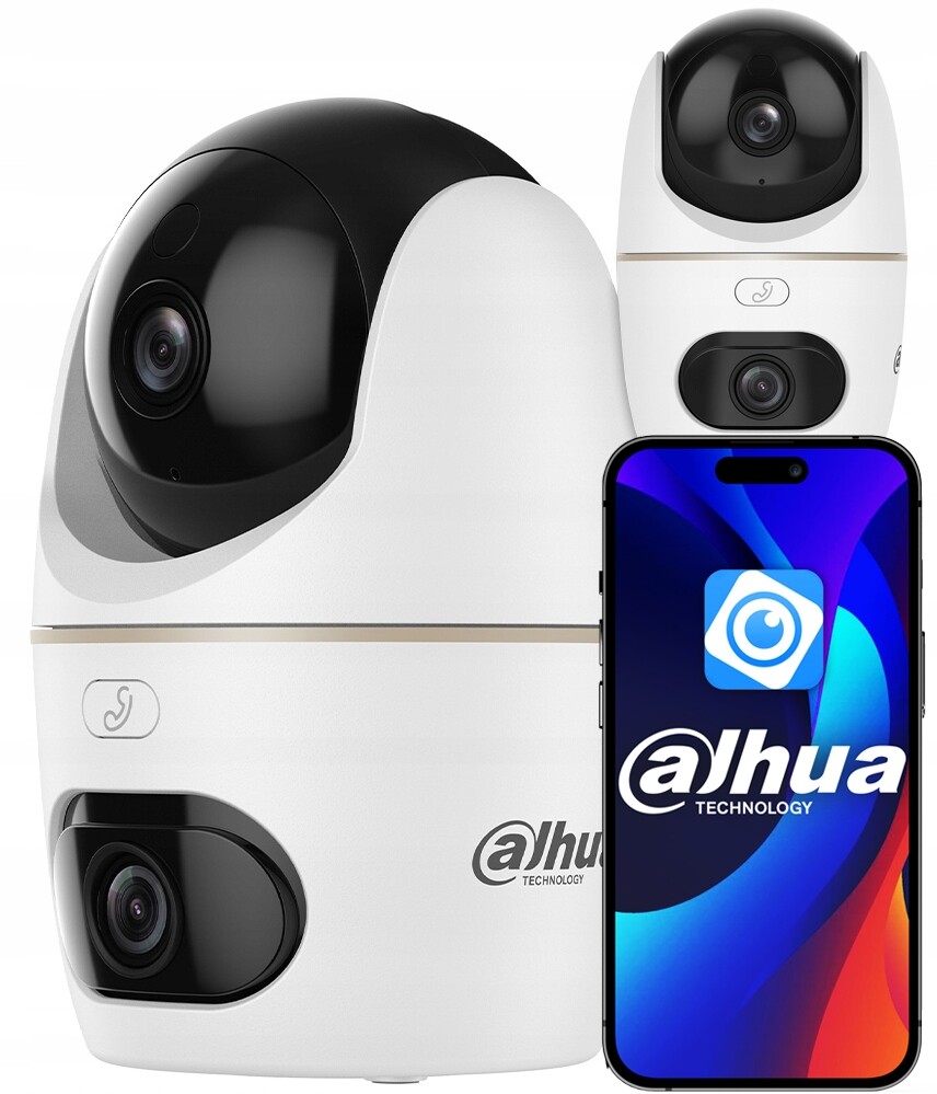 Venkovní WiFi kamera Dahua Dual Lens (5 Mp 5 Mp) IPC-H5D-5F Hero