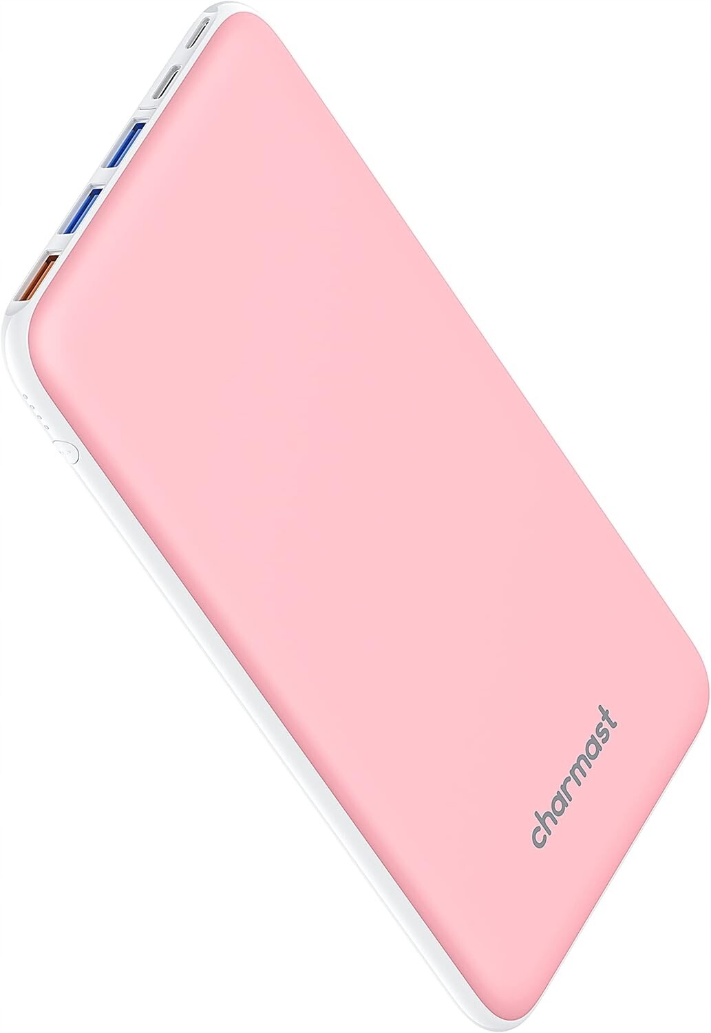Charmast Přenosná nabíječka Power Bank 26800 mAh W2002C Slim růžová