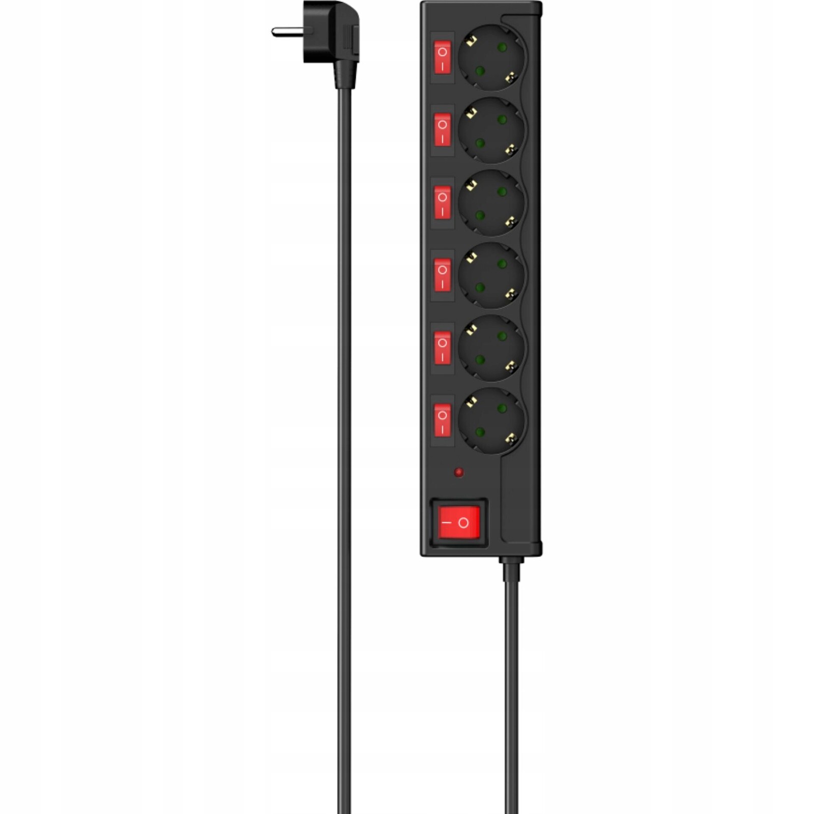 Hama Multiple Socket 6-fold blck individuálně switchovatelný 223158