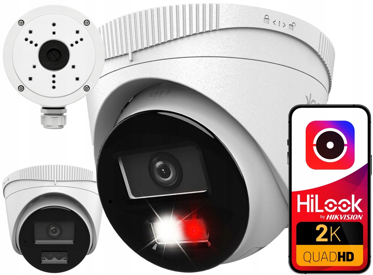 Venkovní Ip kamera 4MPx 2K+ HiLook by Hikvision s mikrofonem krabička „s“