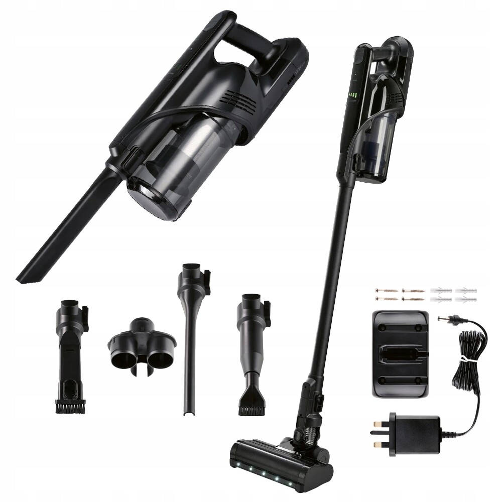 Tyčový vysavač bezdrátový vysavač Silvercrest Shaz 22 Ruční 2v1 Led kartáč