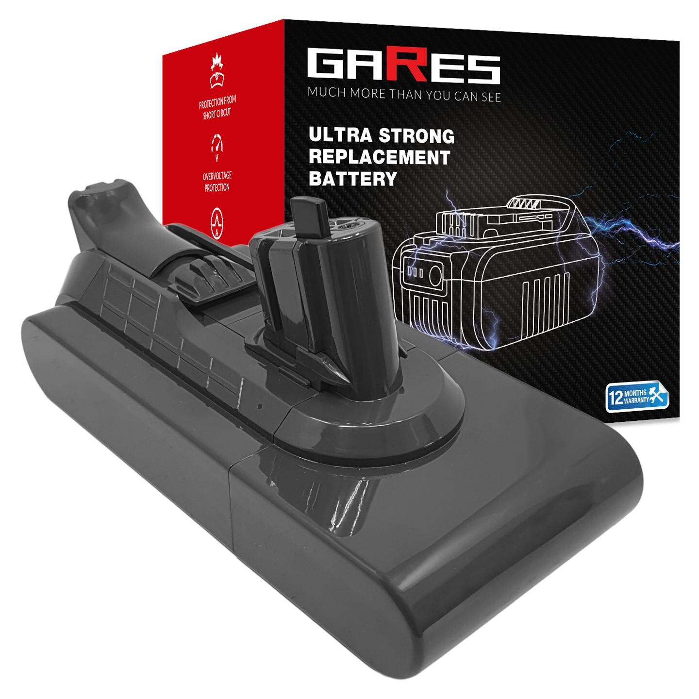 Akumulátor Gares pro Dyson V11 V15 SV17 SV28 SV51 25,2V 4,0Ah