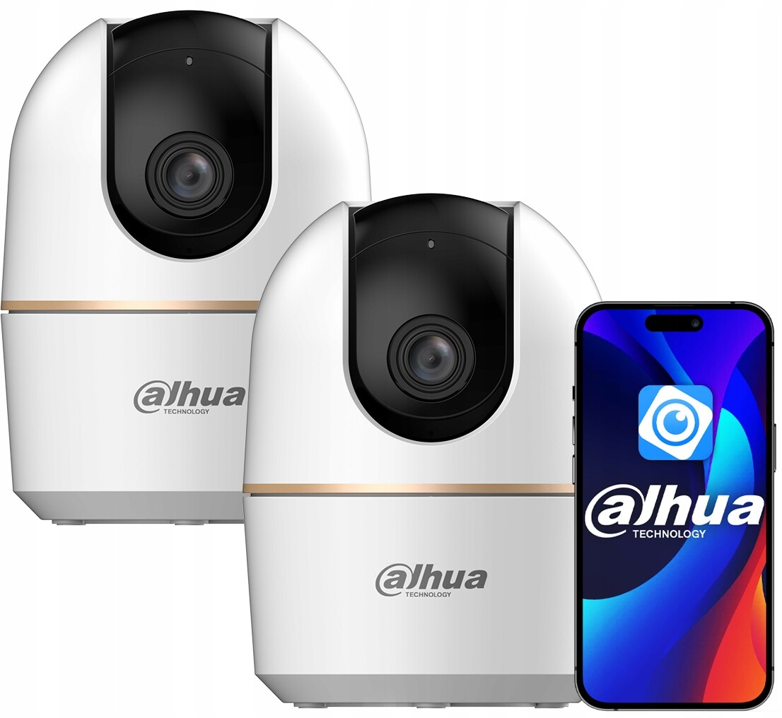 Dvě 5Mpx WiFi kamery Dahua Otočné vnitřní audio chůvičky Hero H5A