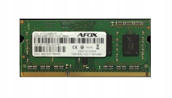 paměť Ram Afox So-dimm DDR4 16G 2666MHZ Micron Chip