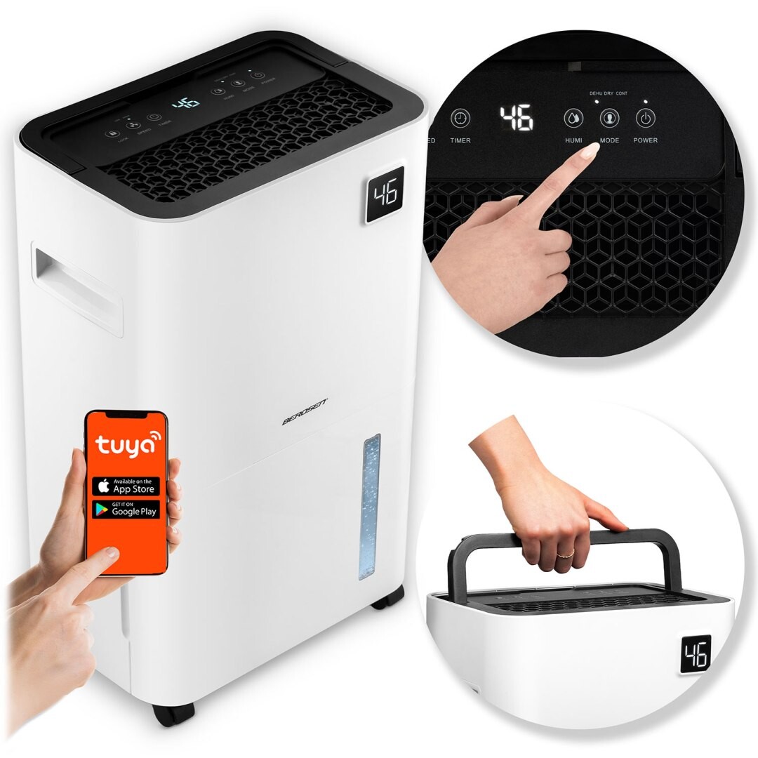 Kompresorový odvlhčovač vzduchu pohlcovač vlhkosti Berdsen BD-534 bílý