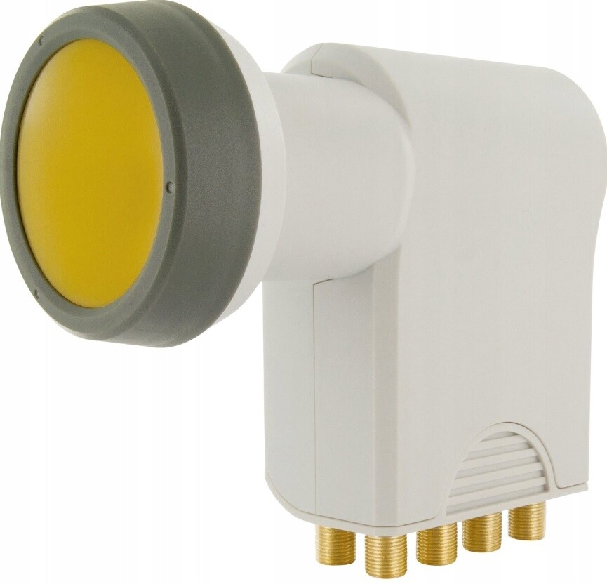 Silný konvertor Octo Lnb Schwaiger 8 Výstupů Sun Protect Pozlacené konektory