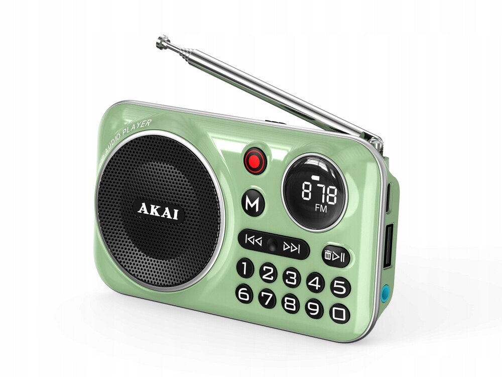 Akai Přenosné rádio APR-500 zelené