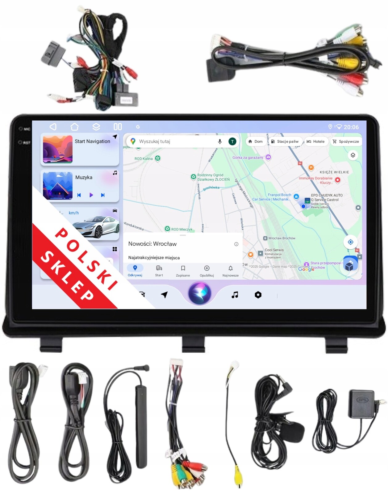 Navigace Rádio 2DIN Android Opel Antara I 3/32 Gb Dsp Carplay Lte