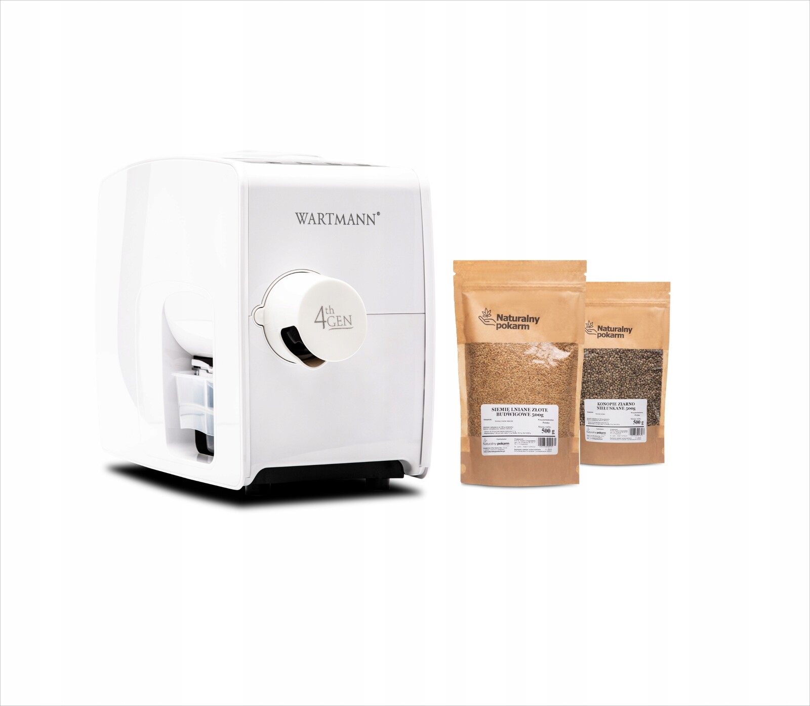 Domácí lis na olej Wartmann IV. generace 510 W zrno a e-kniha Bonus