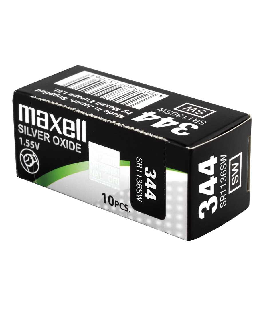 Baterie Maxell 344 SR1136SW 1,55V 10 Kusůsilver Oxide Balení 10 Kusů