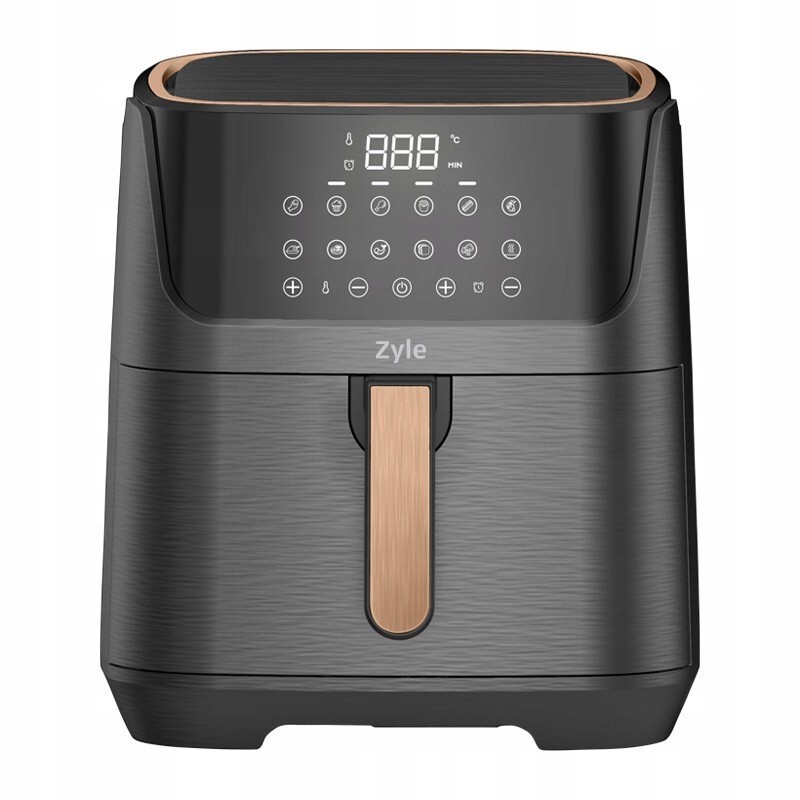 Fritéza bez tuku Airfryer Zyle ZY885RAF 7L Moc 1800W Dřevo