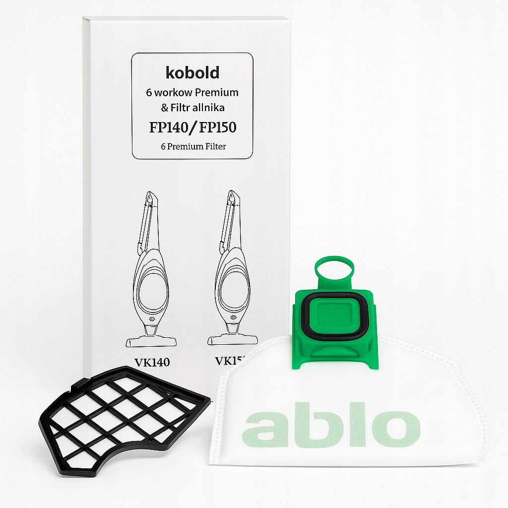 Sáčky VK140/150 motorový filtr značky aBLO pro Vorwerk Kobold VK140-VK150