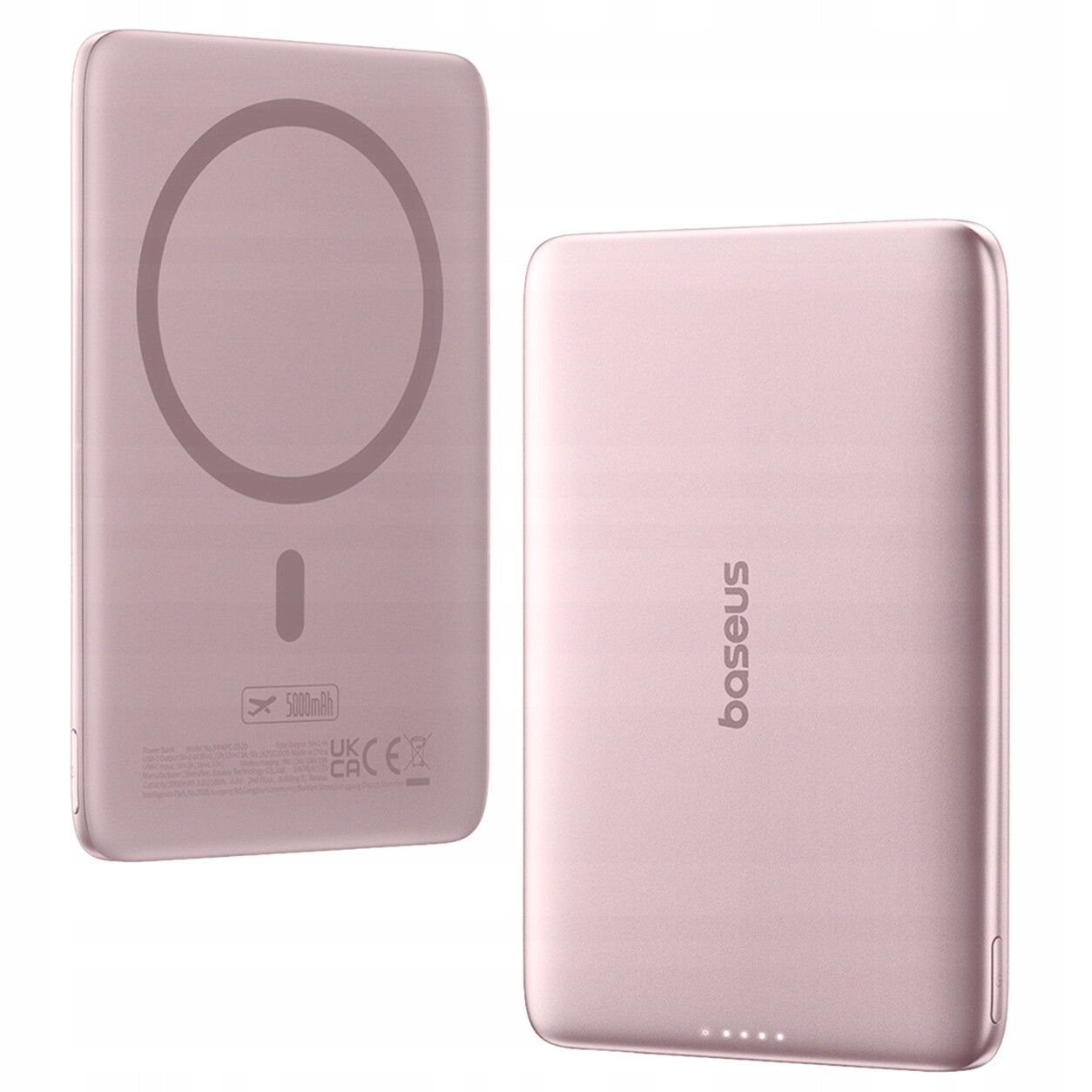 Baseus Powerbanka 5000 mAh 20W Magnetická MagSafe Rychlé Nabíjení Kabel