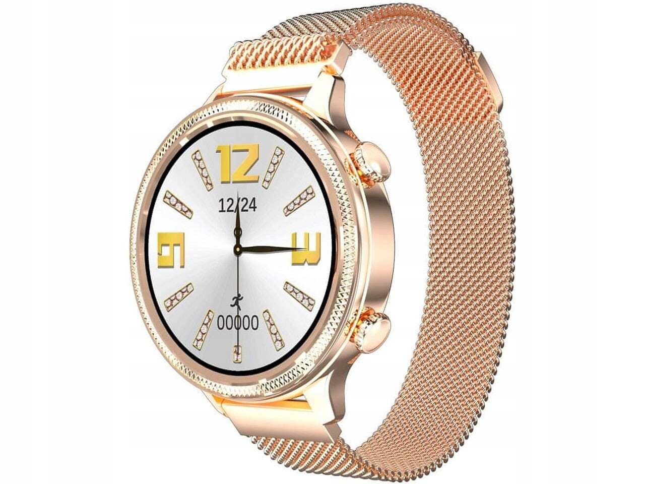 Chytré hodinky Carneo Gear+ Deluxe, zlaté