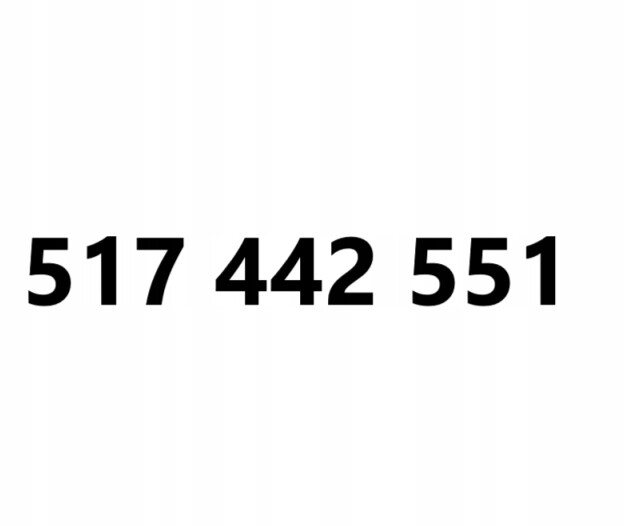 Zlaté číslo 517 442 551