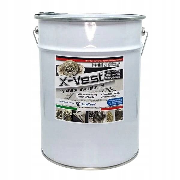 BlueCast X-Vest Přesná Slévárenská Hmota 5 kg Výkonná