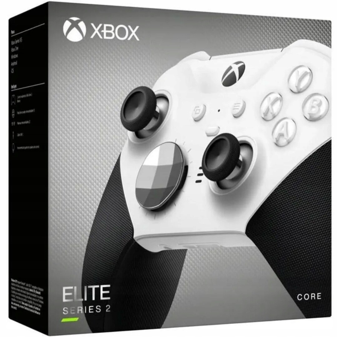 Kontroler Xbox Elite Series 2 Core Bílý Bluetooth Usb-c Bezdrátový Xbox