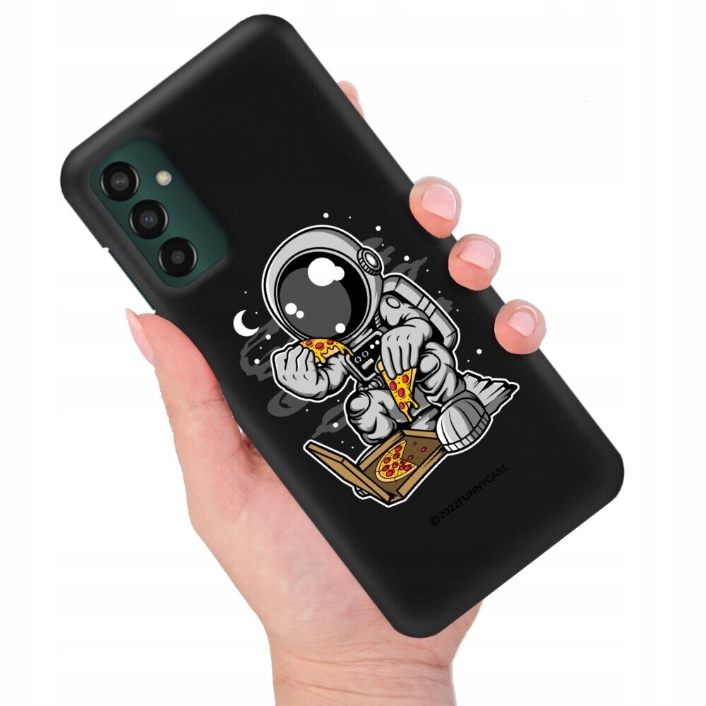 Pouzdro Matné Černé pro Samsung M23 5G Vesmír Vzory