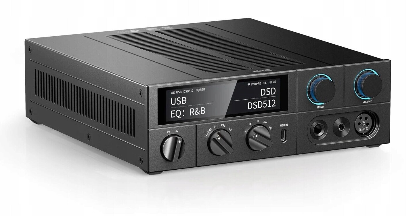 FiiO K15 (Černá) Dac/amp 2xAK4497SVQ Bluetooth 5.1 Wi-Fi DSD512