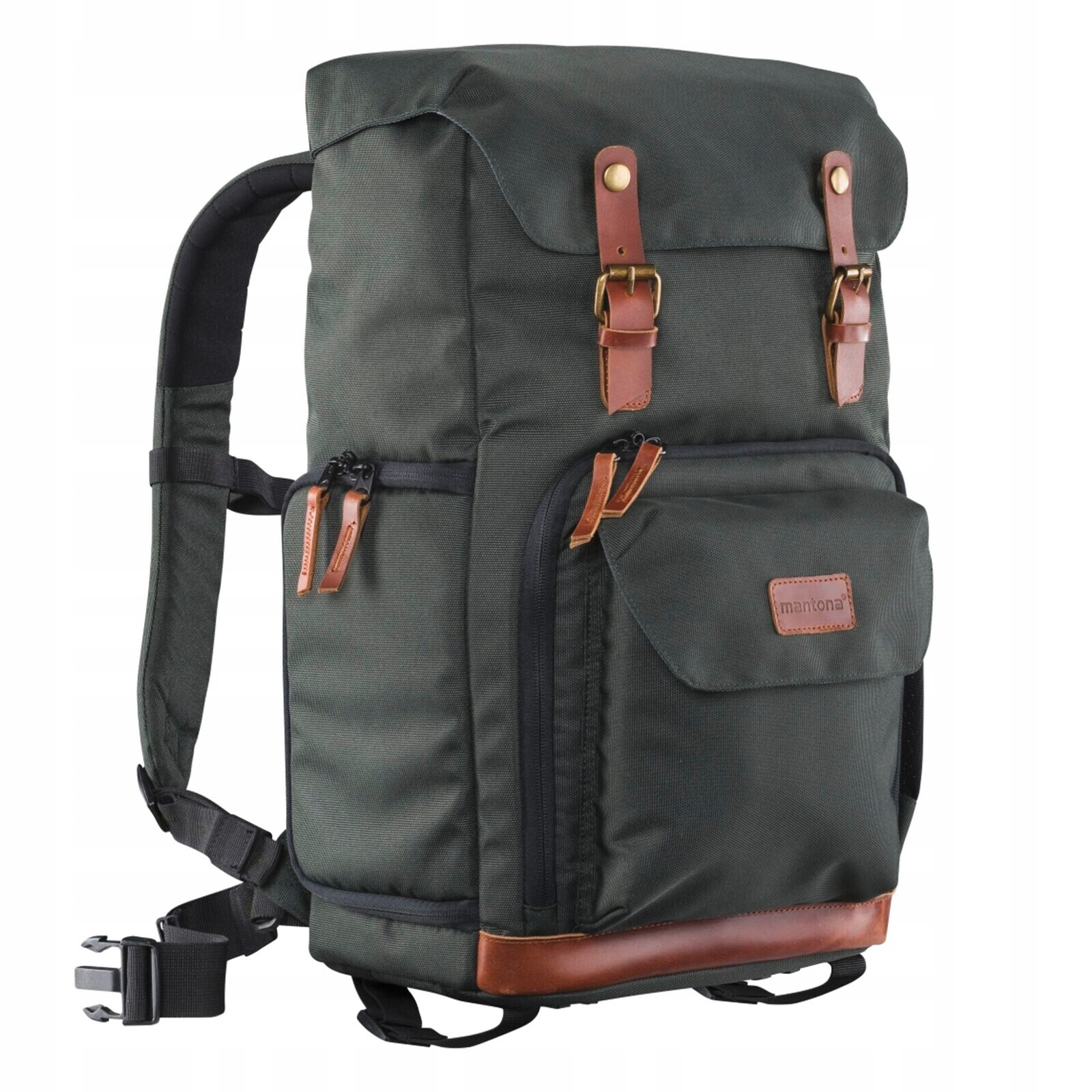 mantona batoh foto Luis Retro zelená