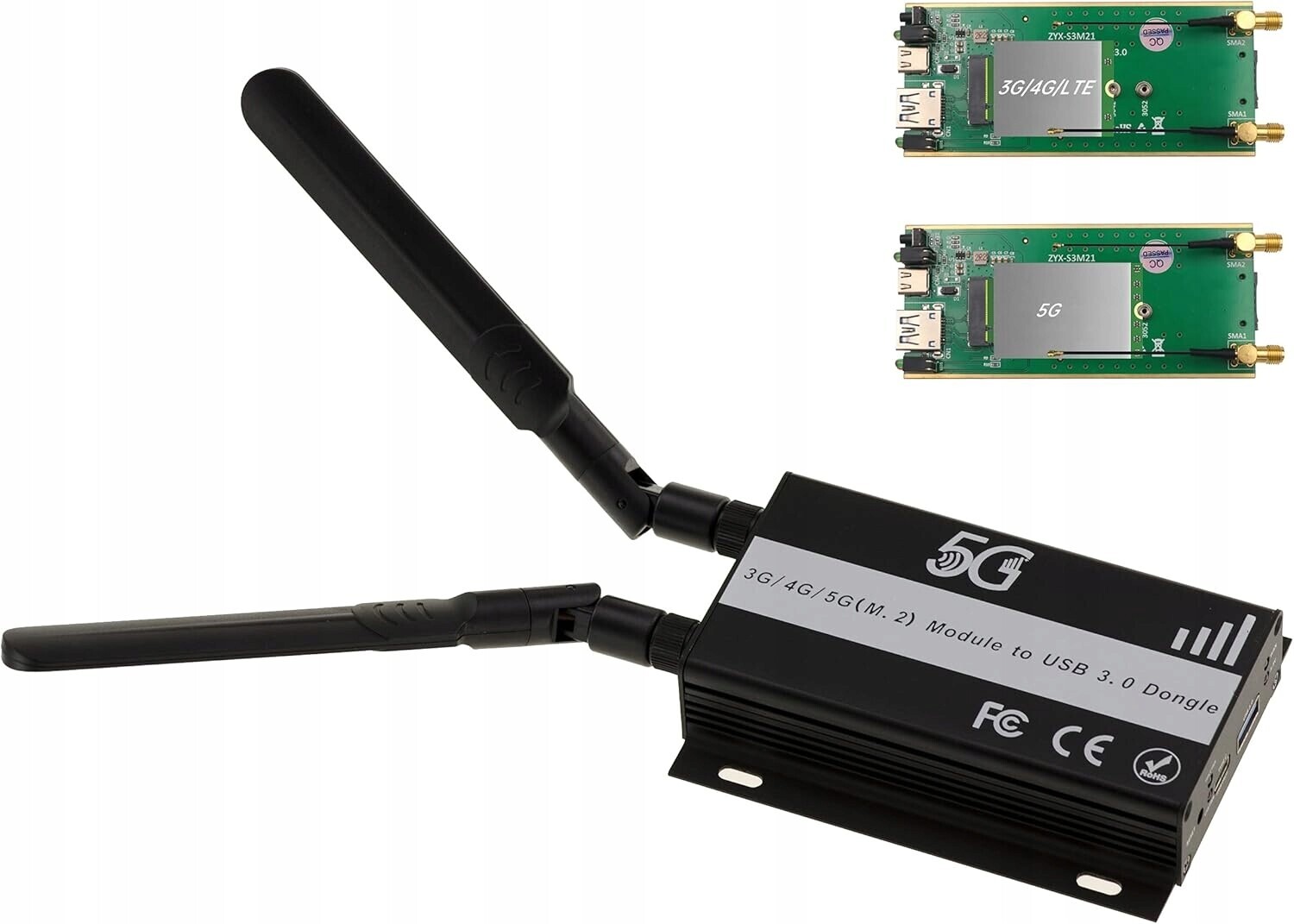 Kalea-informatique Adaptér modemů M2 B-Key na Usb 3.0 (3G/4G/5G)