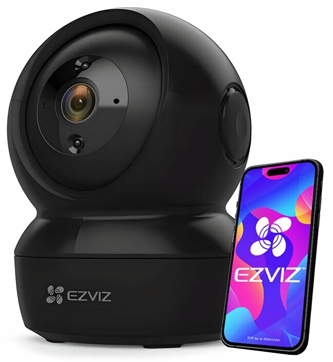 Wifi Vnitřní Kamera Ezviz C6N Black 1080p Náhled 24/7 Den/noc