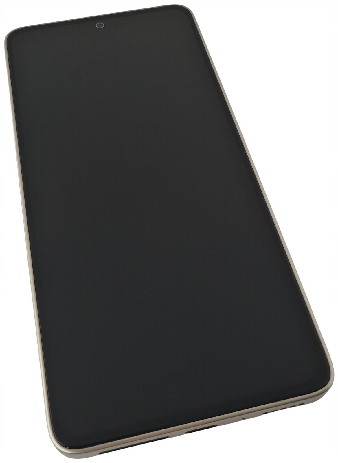 Org LCD displej originální s rámečkem pro Xiaomi Poco M7 Pro, stříbrný