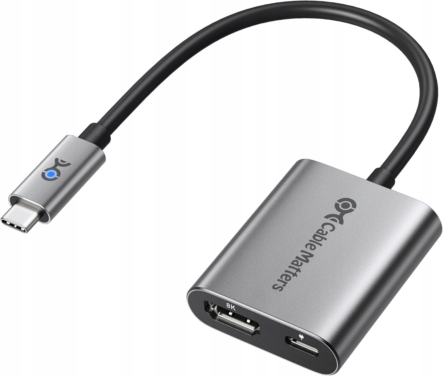 Adaptér Usb-c Na Hdmi 2.1 4K 120 Hz 85 60 Hz A 100 W Pd Šedý Rozdělovač