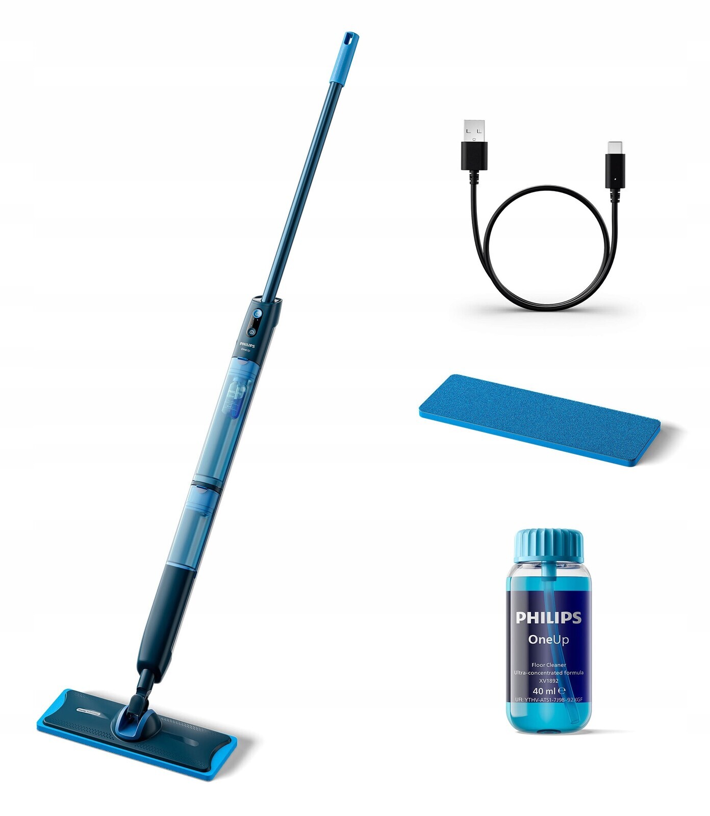 Elektrický mop Philips OneUp XV5113/01 (bezdrátový)