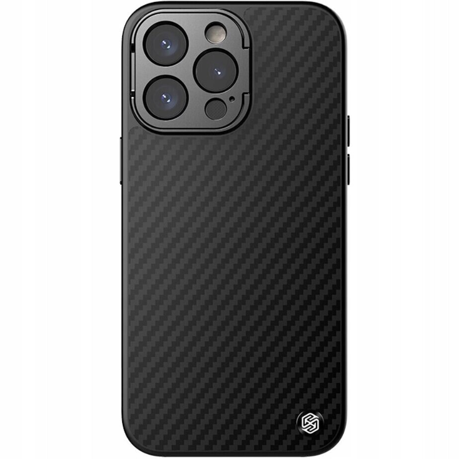Pouzdro Nillkin Carboprof pro iPhone 15 Pro Max pro MagSafe, uhlíkové vlákno Tpu