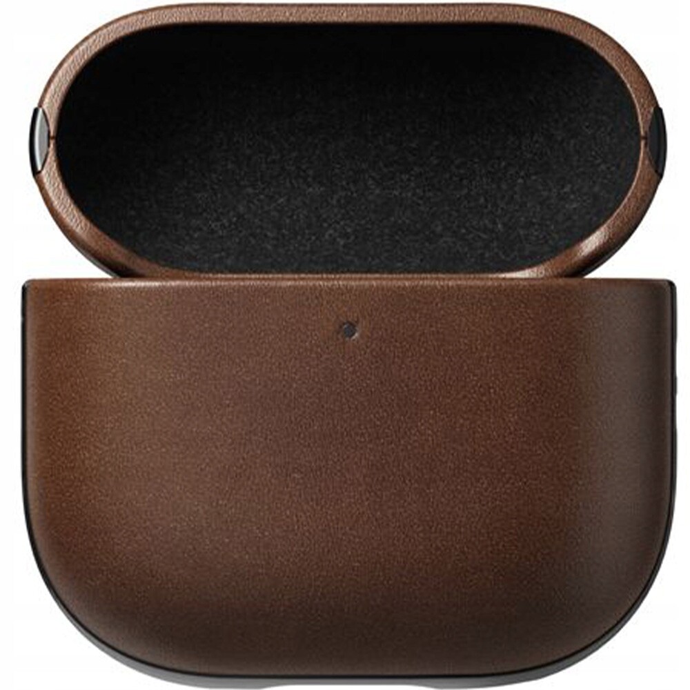 Pouzdro z kůže Nomad pro AirPods 4, pouzdro na sluchátka, pevné pouzdro
