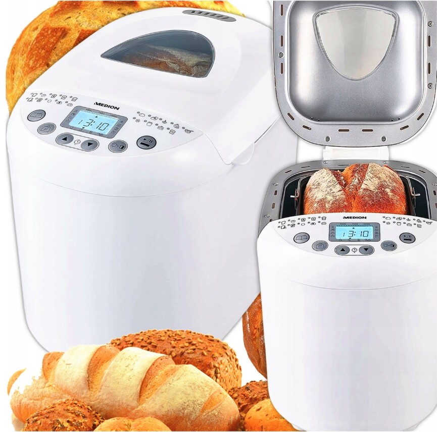Německý Automat Pekárna Na Chleba 500W Medion 19 Programů