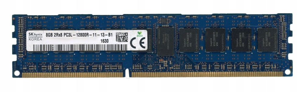 Hynix 8GB DDR3 2Rx8 1600MHz PC3L-12800R Reg Ecc