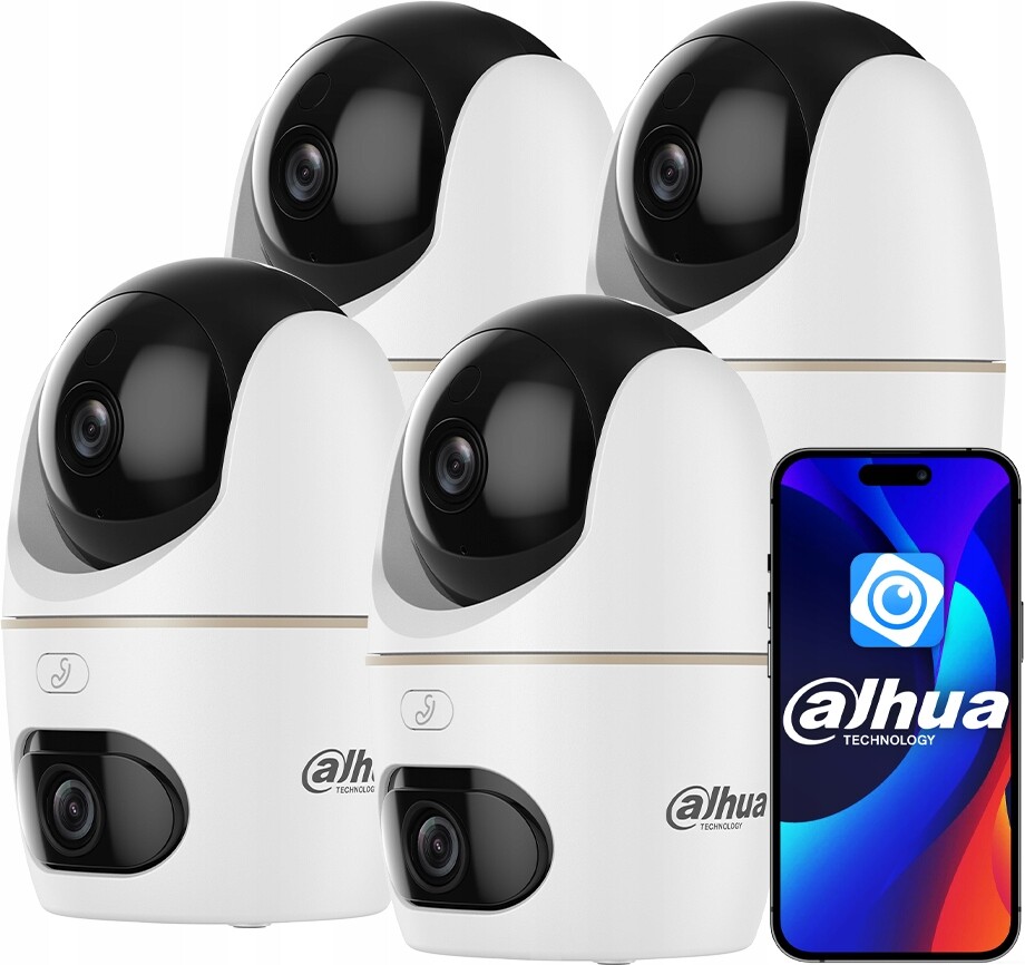 4x venkovní WiFi kamera Dahua Dual Lens (5 Mp 5 Mp) IPC-H5D-5F Hero