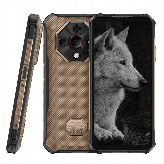 Pancéřový smartphone Ulefone Armor X16 Pro 5G 8/256GB 10360 mAh hnědý