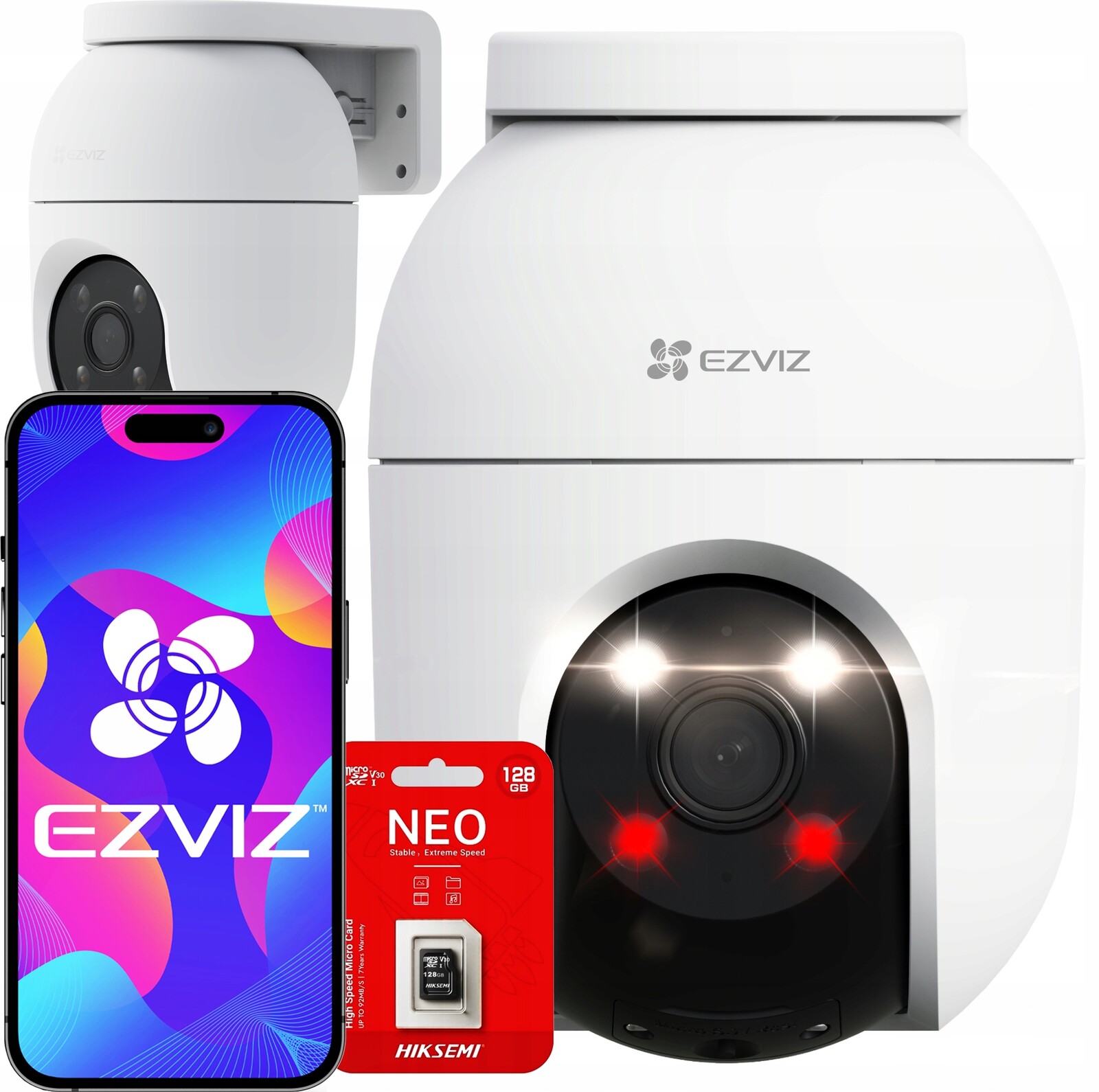 Kamera Ezviz C8c 1080p Otočná venkovní Led Ir karta microSD 128 Gb