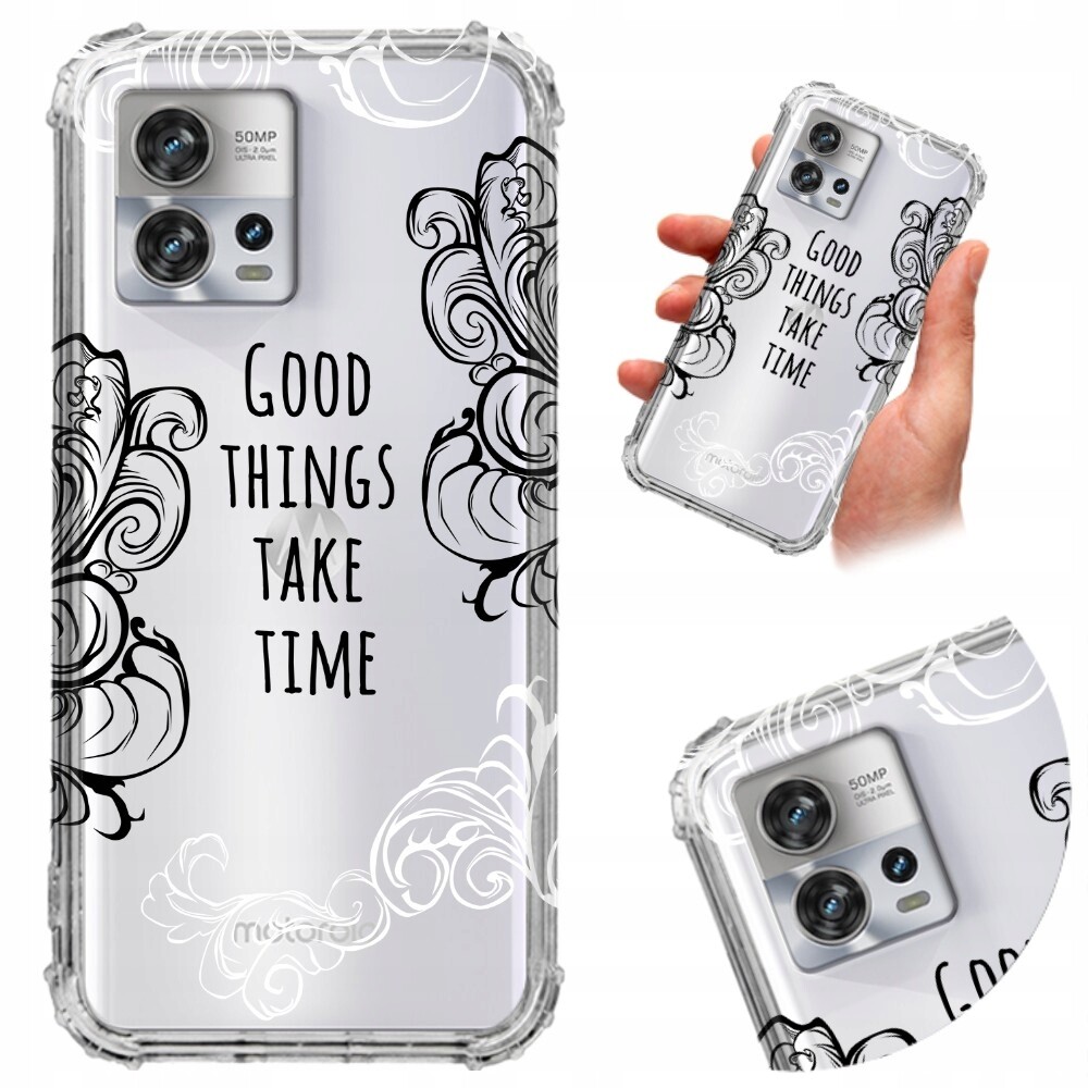 Pouzdro Pro Motorola Edge 30 Fusion Anti-shock Motivace Afirmace Boho Vzory