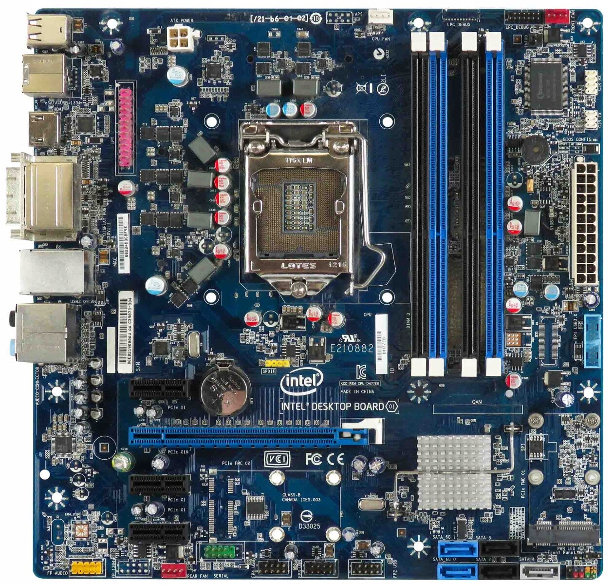 Intel DH77EB G39073-304 LGA1155 4x DDR3 4x PCIe Sata M2