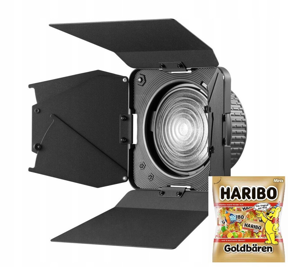 Fresnelova Čočka Godox FLS5 s krytem Barndoor pro blesky řady ML (bajonet Godox