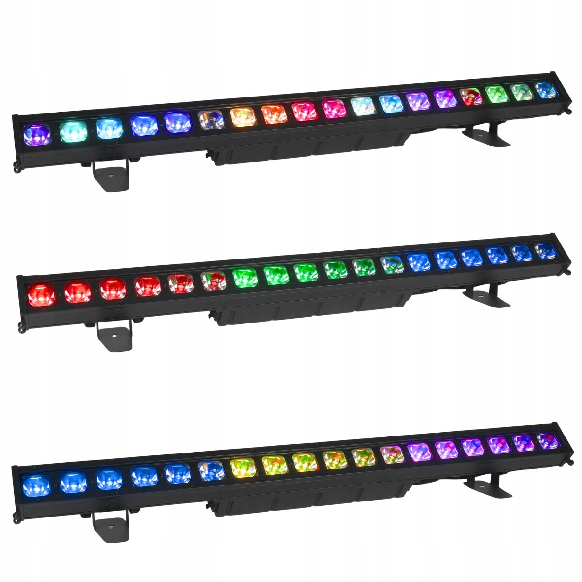 Osvětlovací Lišta Led Scénická Evolights Glacier Bar 18x10W Rgba