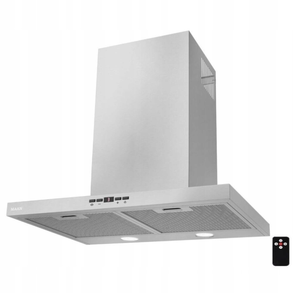 Komínový vestavný kuchyňský odsavač par Maan Siena Soft Satén 305 m³ Led