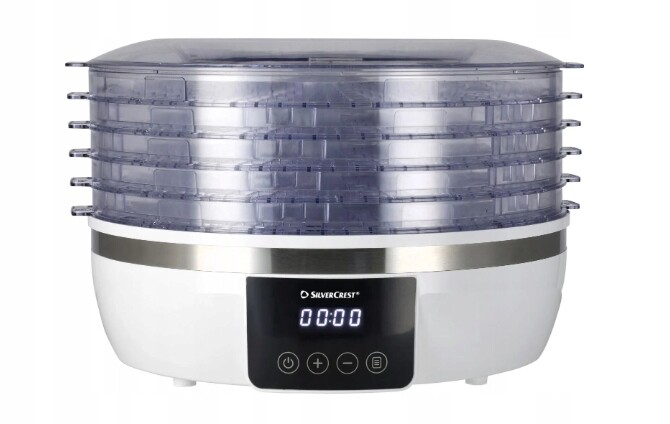 Silvercrest Sda 370 B1 Velká digitální sušička na maso pro houby a ryby