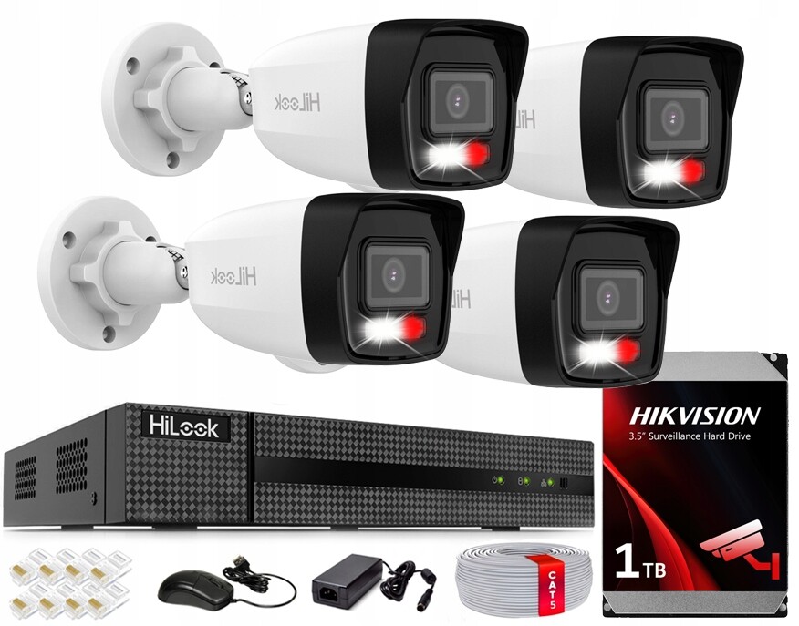 6MPx monitorovací sada HiLook Hikvision PoE Externí náhled Apka
