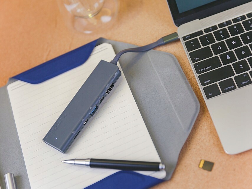 Dokovací stanice Usb-c 5v1 Hdmi Usb-a 4K PD100W kompaktní nabíjení smart