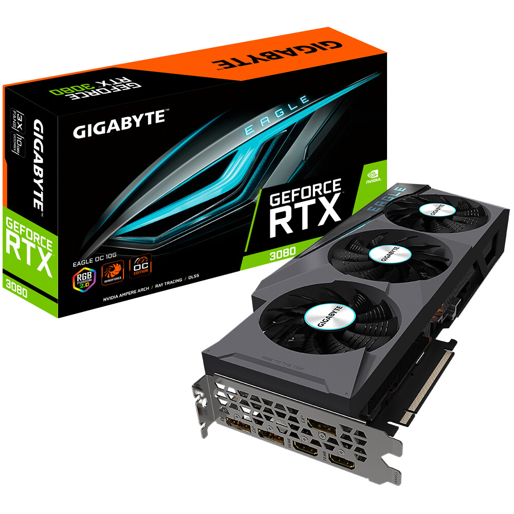 Grafická karta Gigabyte GeForce Rtx 3080 Eagle Oc 10G 10 Gb Nová Box