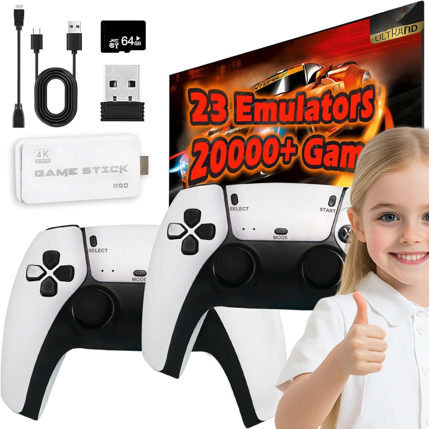 Retro Plug And Play Konzole S 20000 Hrami Pro Televizor, Přenosná