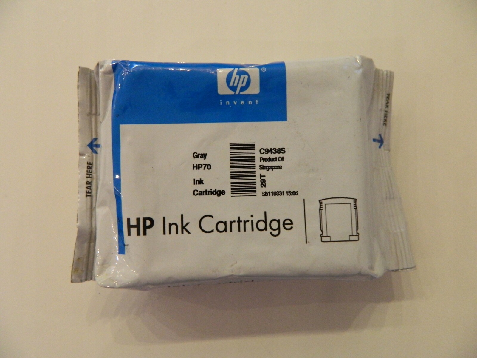Inkoust Hp 70 Originál C9448S Šedý 69 ML