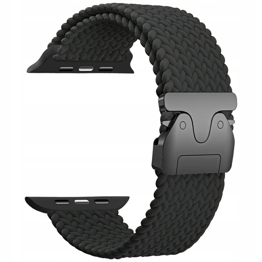 Pásek Beline Woven Nylon Parachute pro Apple Watch 38/40/41 mm černý