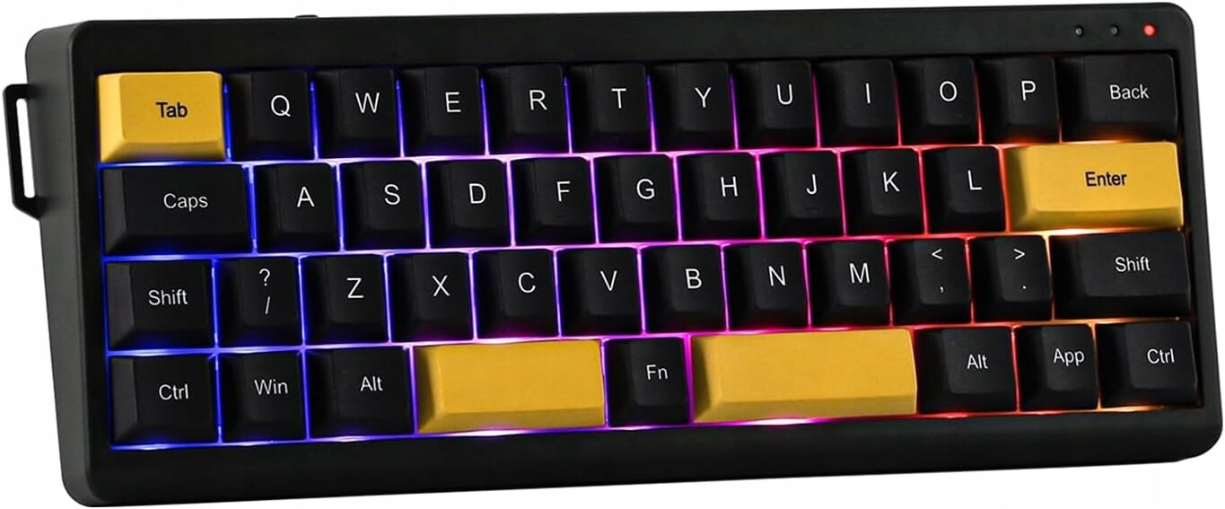 Epomaker TH40 Mechanická herní klávesnice 40% BT/2.4G/USB-C Rgb černá