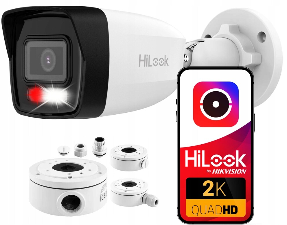 Hilook Síťová kamera IPCAM-B4-30DL Ir Led krabička Aplikace Detekce